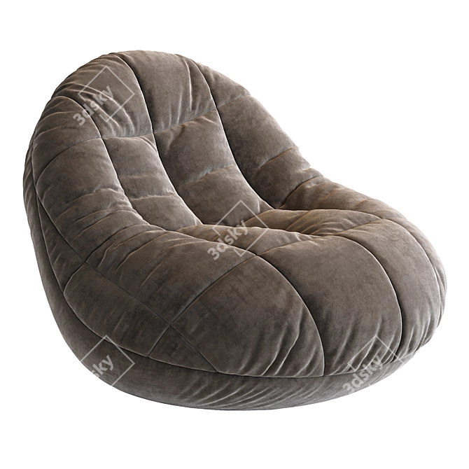 Contemporary Beanbag Seat N_3 3D model image 5