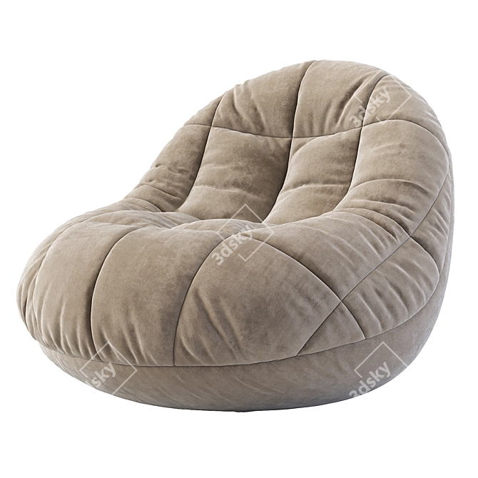 Contemporary Beanbag Seat N_3 3D model image 6