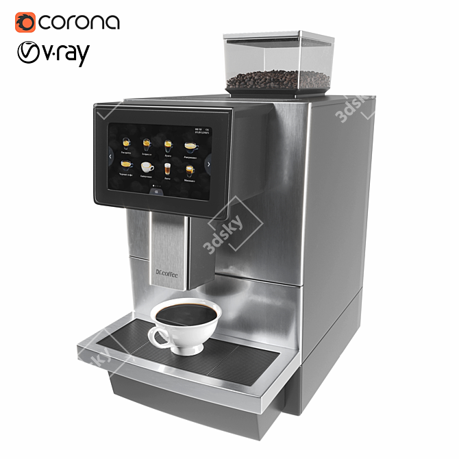 Professional Coffee Machine Dr. Coffee 3D model image 7