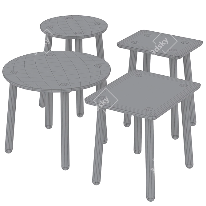 Bolia Forest Coffee Tables 3D model image 4