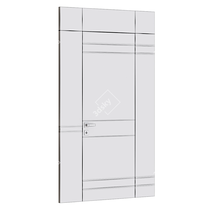 Sleek Mount Doors Collection 3D model image 3