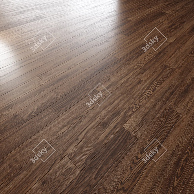 Premium Oak Parquet Flooring Pack 3D model image 4