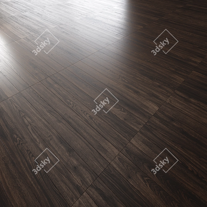 Premium Oak Parquet Flooring Pack 3D model image 5