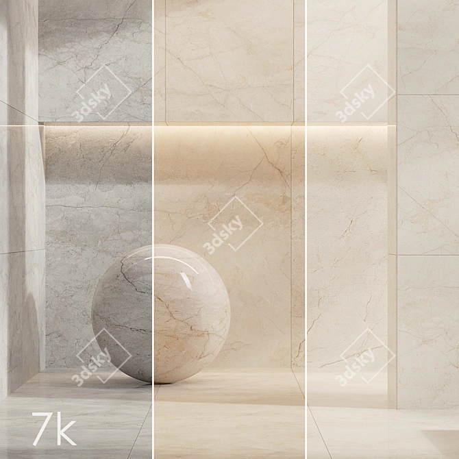  Cifre Ceramica Marble Texture Bundle 3D model image 1