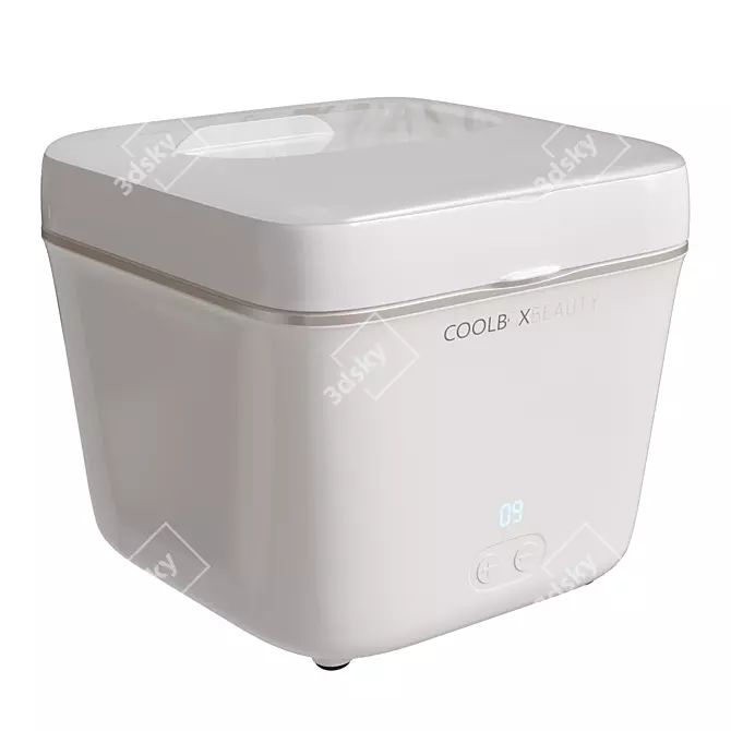 Mini Cosmetic Fridge Cool Box 3D model image 1