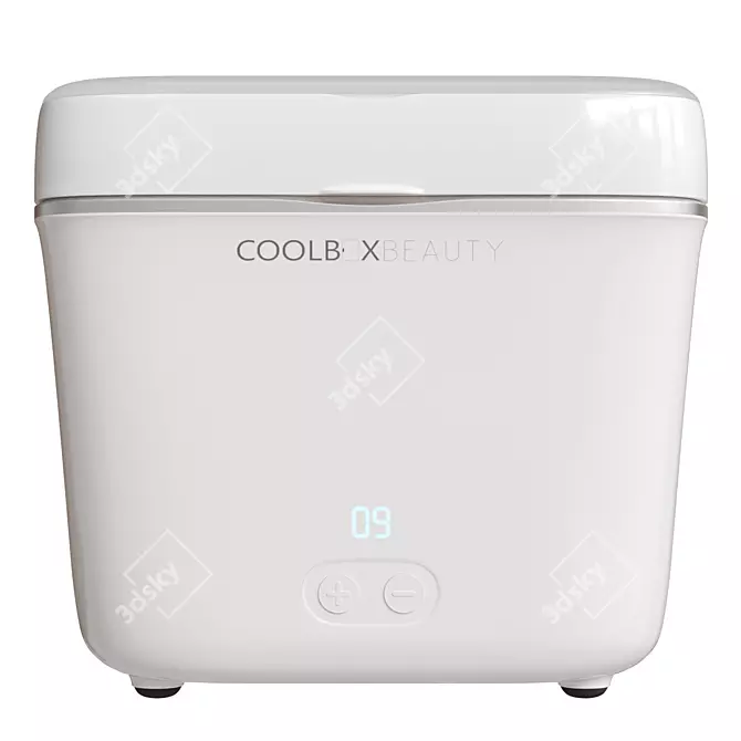 Mini Cosmetic Fridge Cool Box 3D model image 2