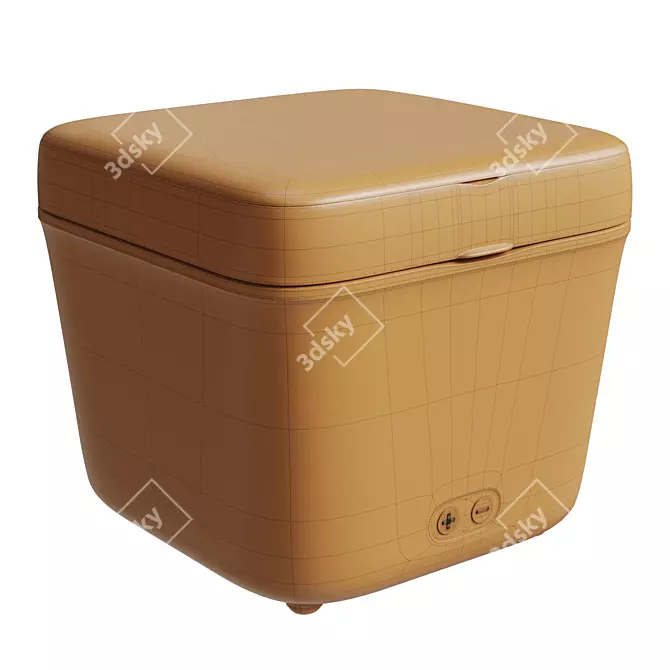 Mini Cosmetic Fridge Cool Box 3D model image 6