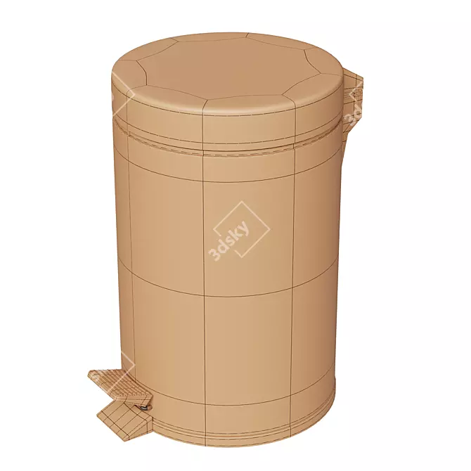 COLOMBO Design B9968 Trash Bin 3D model image 11