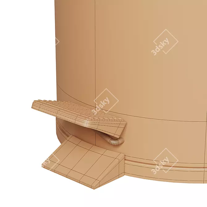 COLOMBO Design B9968 Trash Bin 3D model image 12