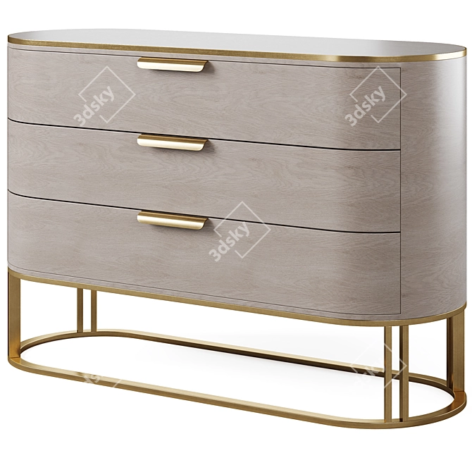 Dallas Chest Drawers Frato Furniture 3D model image 1