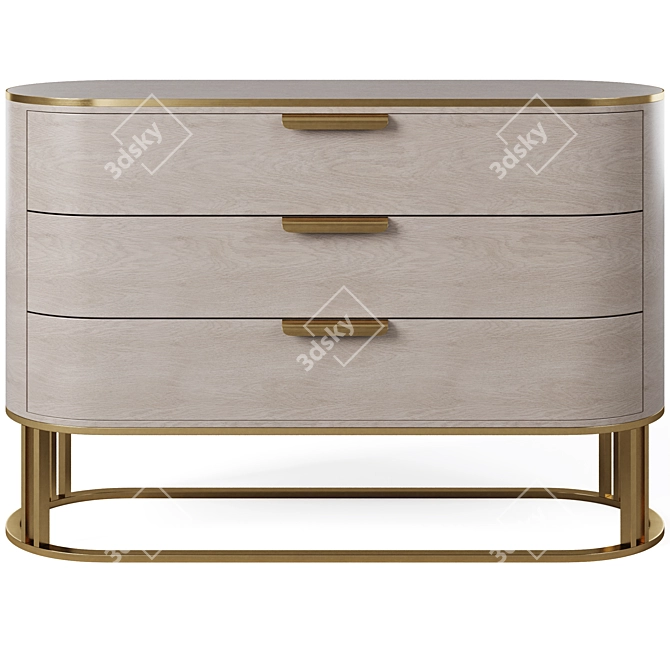 Dallas Chest Drawers Frato Furniture 3D model image 2