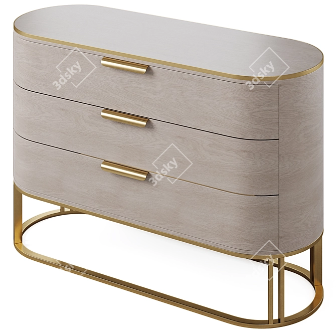 Dallas Chest Drawers Frato Furniture 3D model image 3