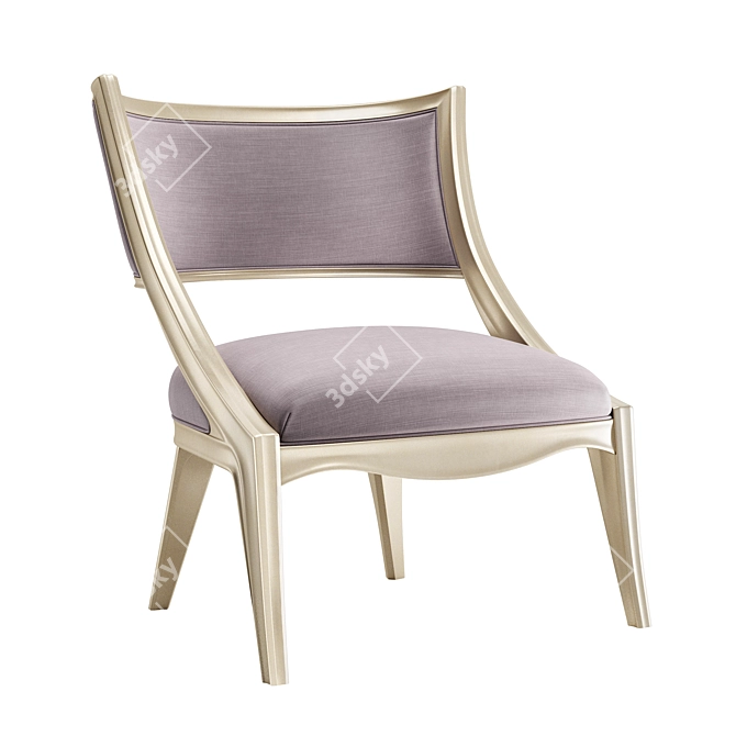 Modern Grey Adela Chair Dreamy 3D model image 1