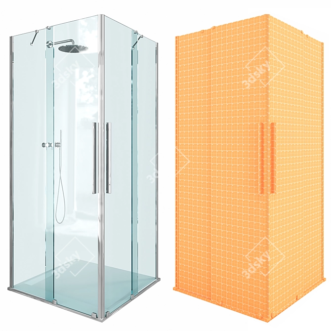 Radaway Shower Enclosure Collection 3D model image 3