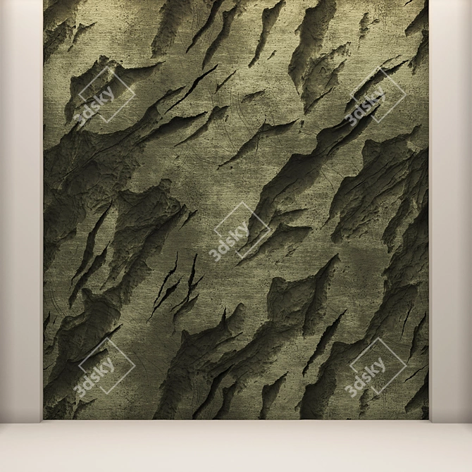 Seamless Decorative Rock Texture 3D model image 5