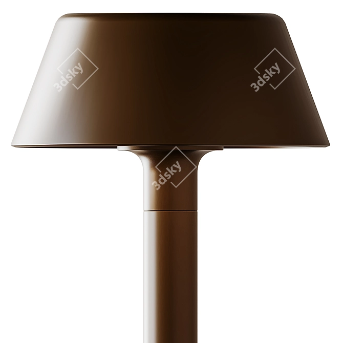 Luminous Outdoor Floor Lamp 3D model image 2