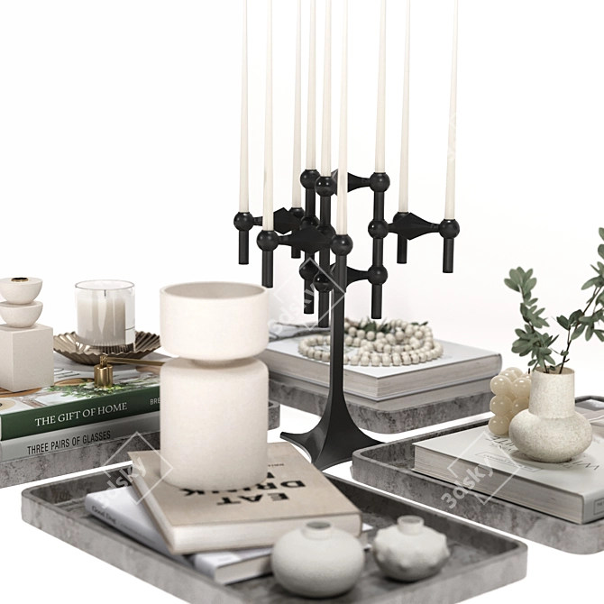 Elegant Decor Set for Stylish Interiors 3D model image 4