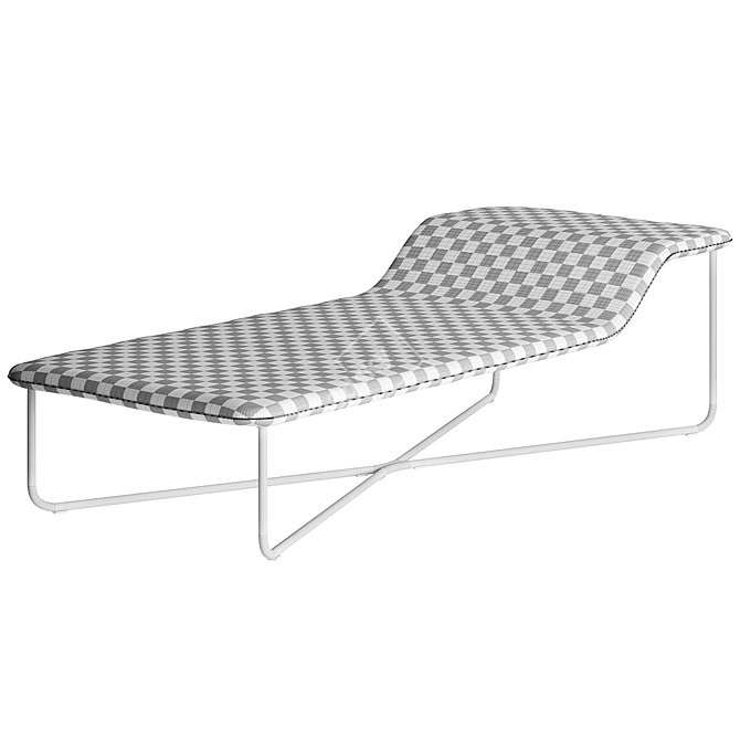 Modern Steel Rod Daybed: Clivio 3D model image 4