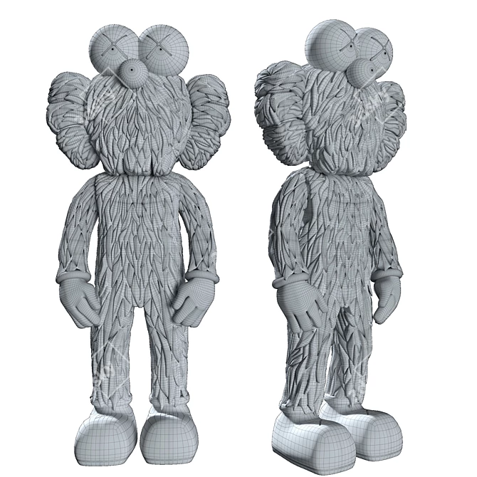 KAWS BFF Vinyl Open Edition 3D model image 3