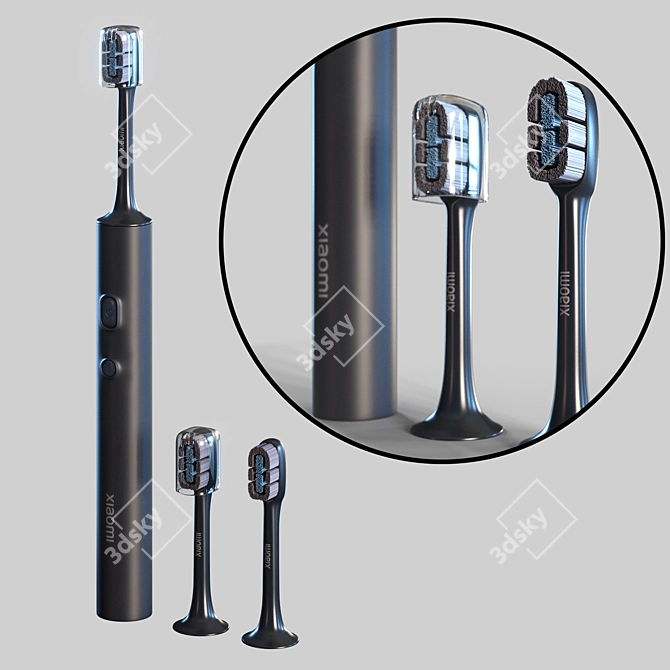 Title: Xiaomi Toothbrush Stand TurboSmooth 3D model image 5