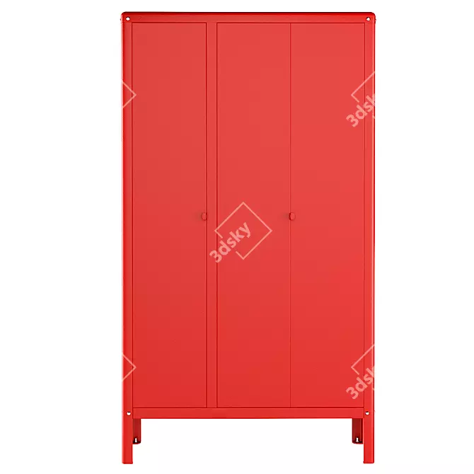 Outdoor Tool Cabinet & Hanger 3D model image 1