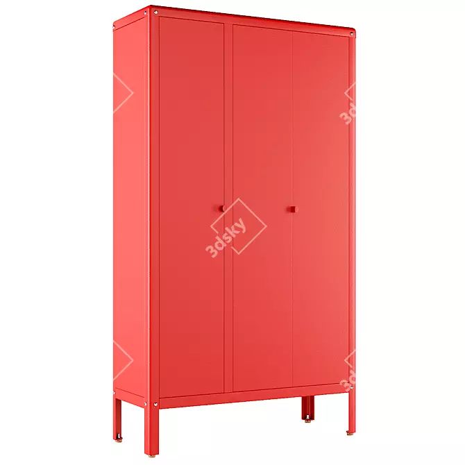 Outdoor Tool Cabinet & Hanger 3D model image 3