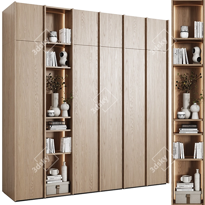 Modern Modular Wardrobes 75 3D model image 1