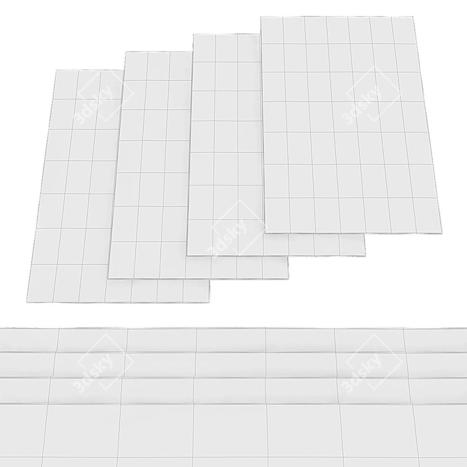 High-Res Texture Carpets Set 3D model image 2