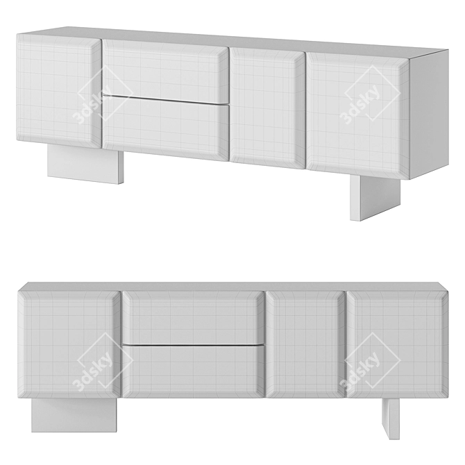  Modern Elegance Sideboard, Italian Design 3D model image 2