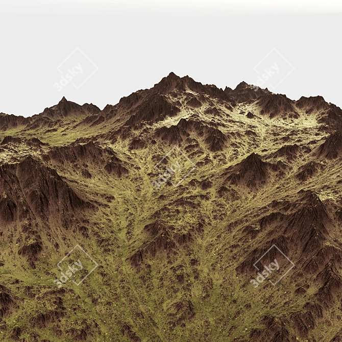  Mountains Big N4 3D Model 3D model image 2