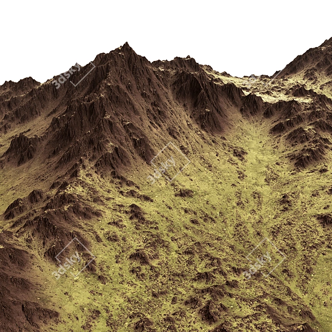  Mountains Big N4 3D Model 3D model image 3