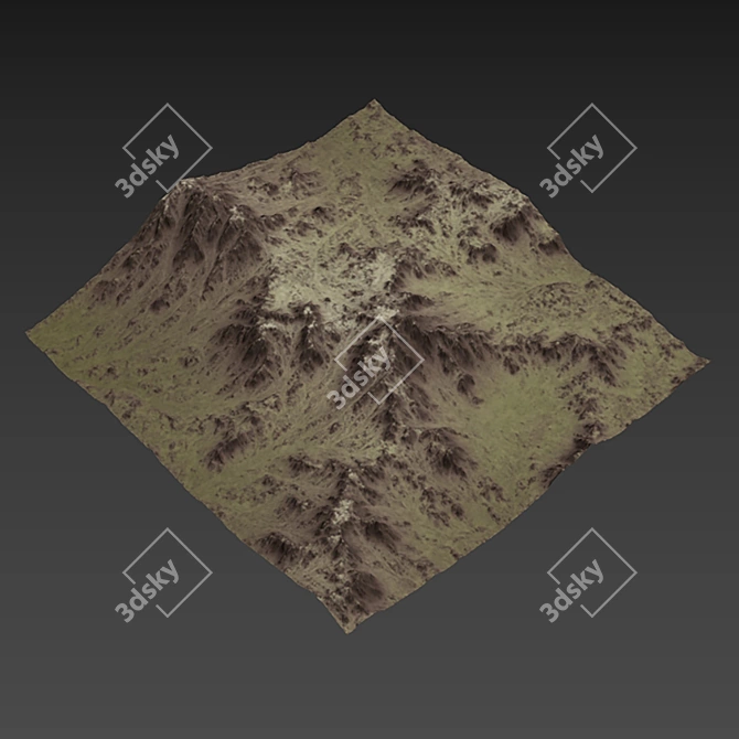  Mountains Big N4 3D Model 3D model image 6