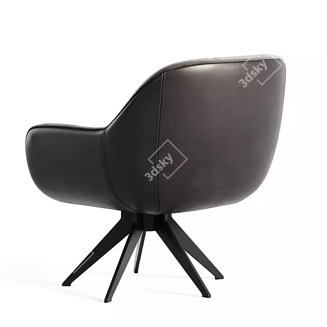 Elegant GREN Berjer Armchair Model 3D model image 5