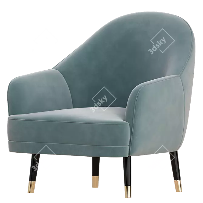 Cozy Laskasas 2013 Sofa Grey 3D model image 3