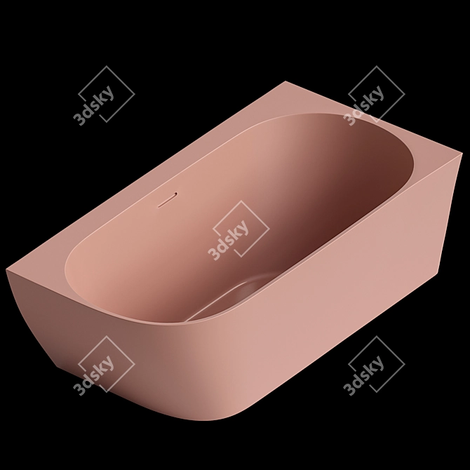 Salini Sofia Corner Bathtub 170 3D model image 3