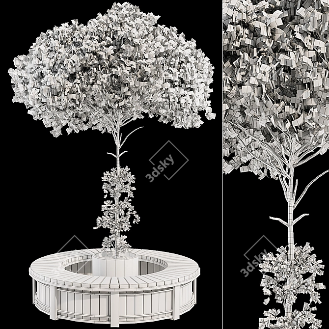 Citrus Garden Lemon Tree 126 3D model image 7