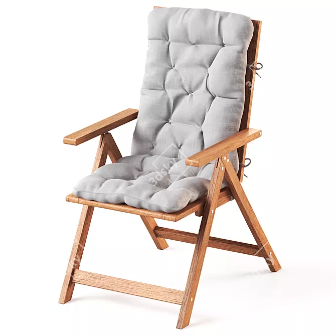 NÄMMARÖ Outdoor Reclining Chair 3D model image 1