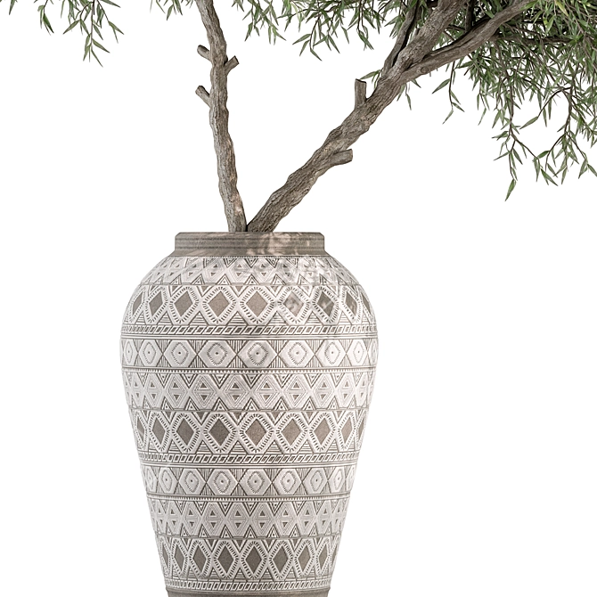 522 Outdoor Tree Pot 3D model image 3