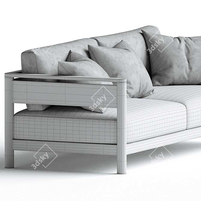 All-Weather Blanche Sofa 3D model image 3