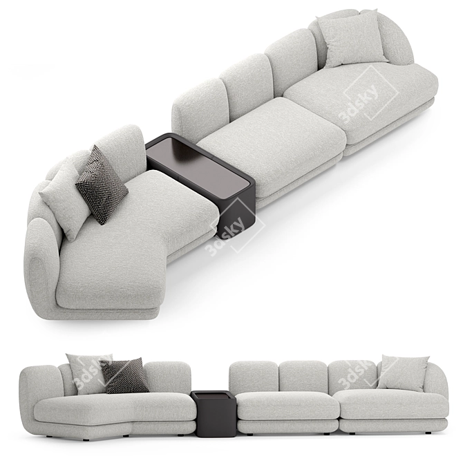 Stylish Sofa by elvemobilya 3D model image 3