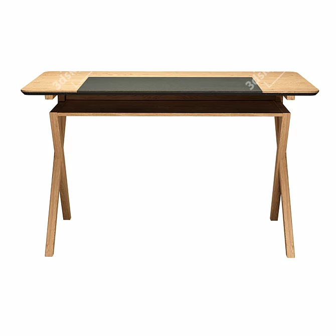  NEWTON by Tohma: Oak Writing Desk 3D model image 4