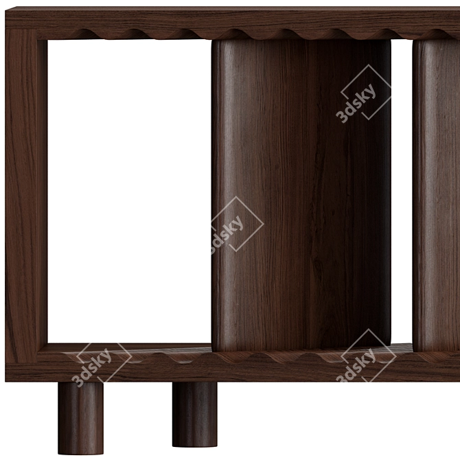 Modern Modular Display Shelving 3D model image 6