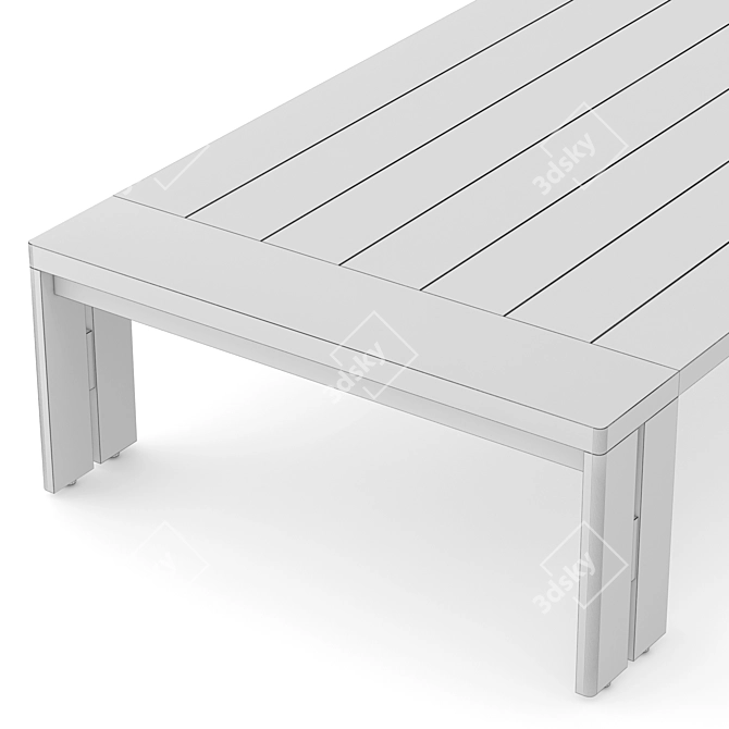 Matira Rustic Coffee Table 3D model image 3