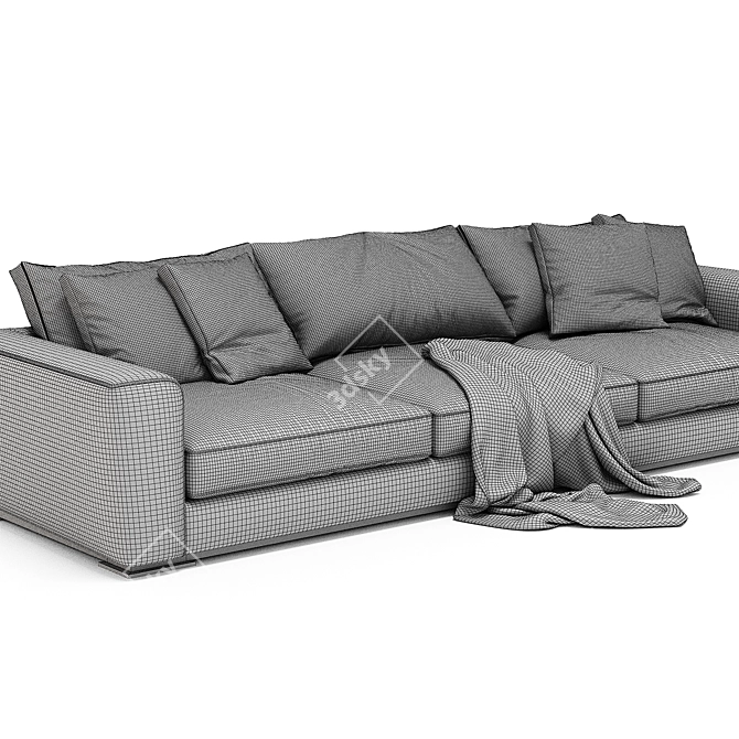 Contemporary Scott Flexform Sofa 3D model image 3