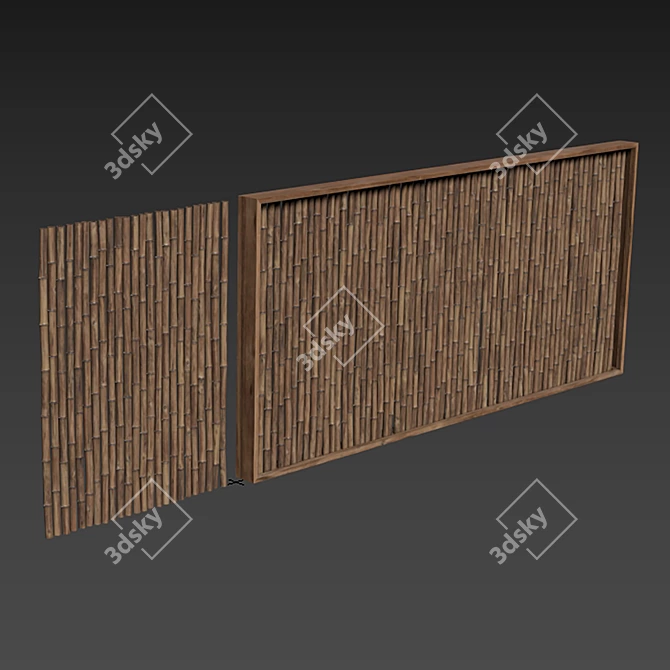 Bamboo Polygon Model with Vray 3D model image 4