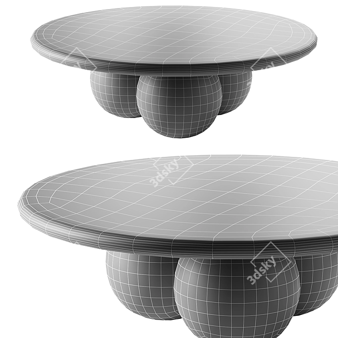 Modern Miro Coffee Table 3D model image 3