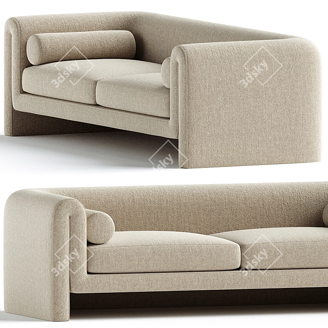 Modern Elegance JUDO SOFA 3D model image 2