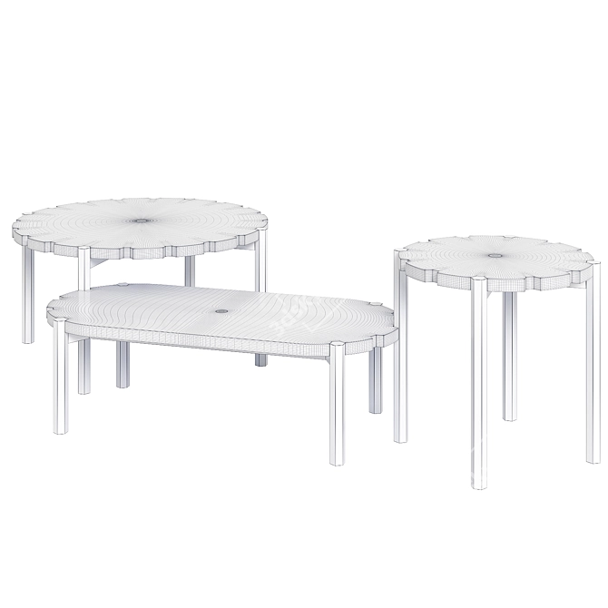 EMKO Pinion Tables Set 3D model image 6