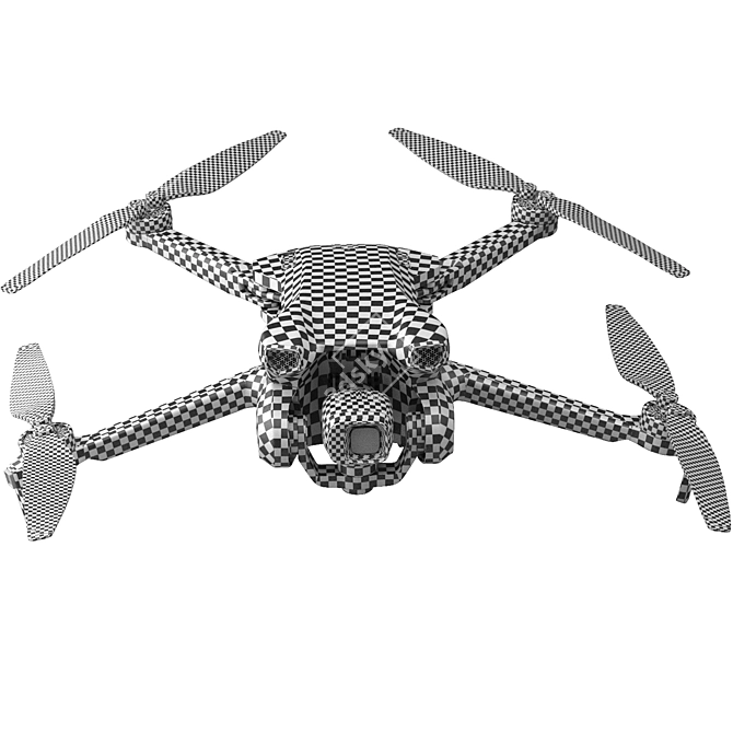 Drone DJI Mini 3 Compatible 3D model image 6