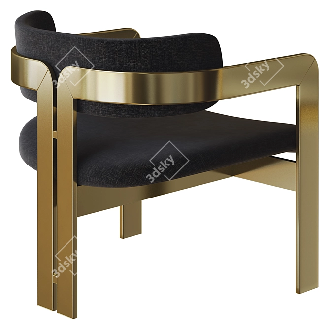 Elegant Donato Chair 3D Model 3D model image 4